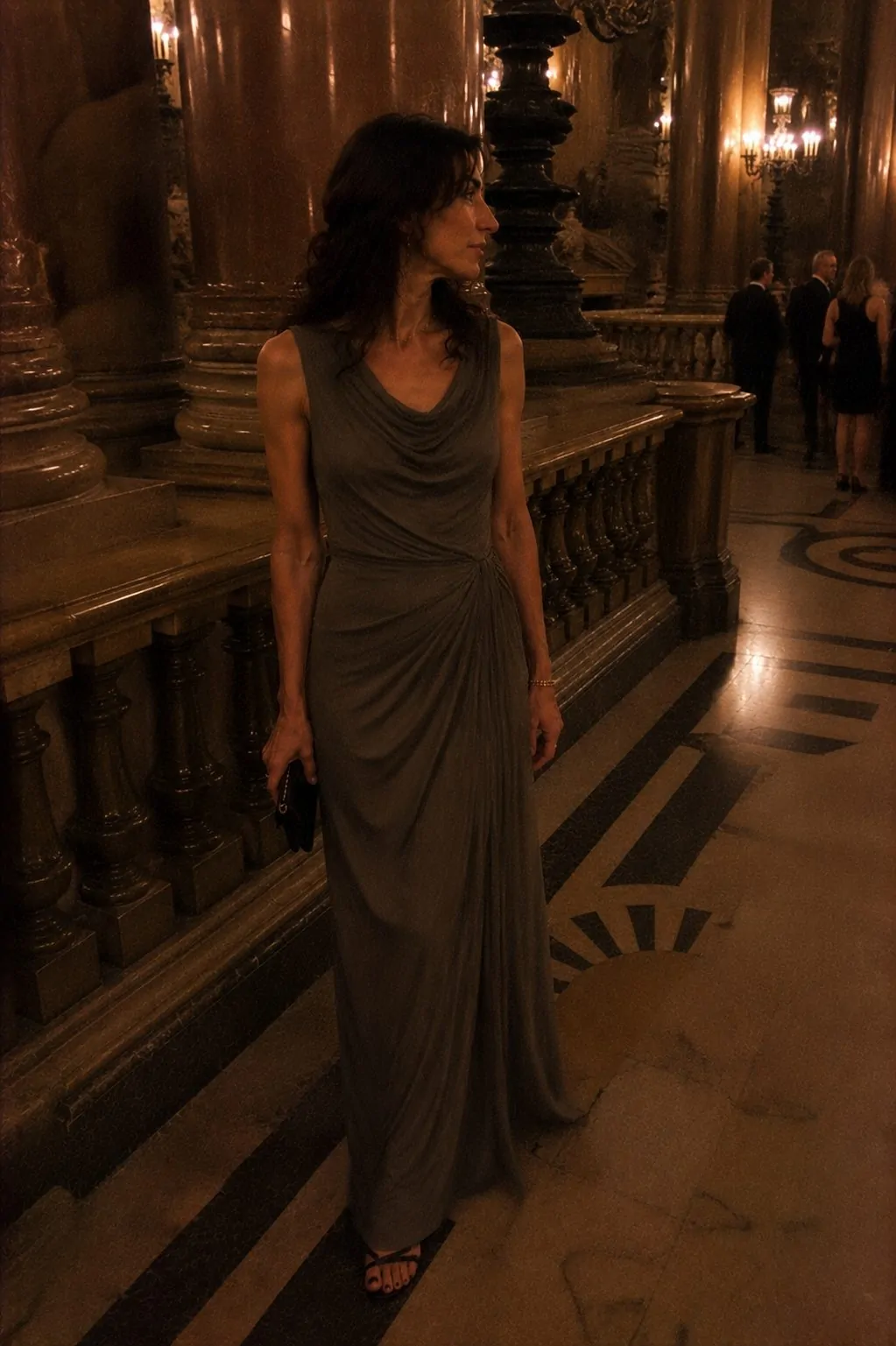 #14 - Draped Jersey Evening Dress - What to Wear to an Opera