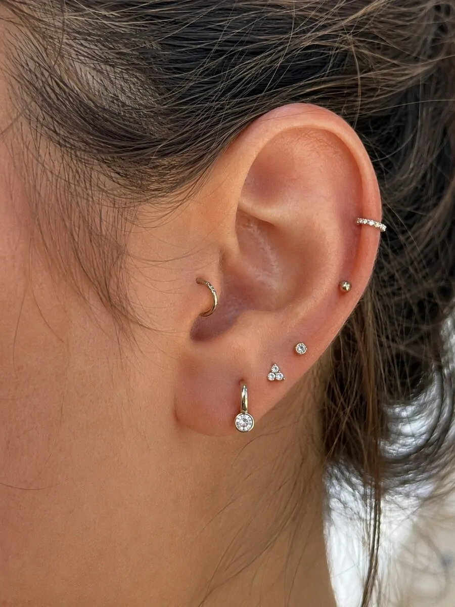 Tragus Piercing styles
