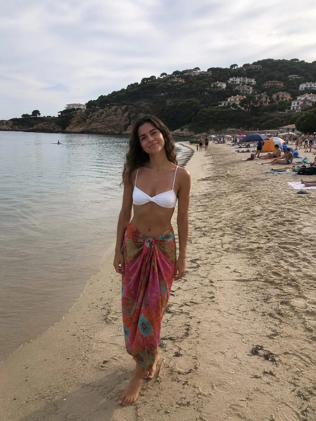 Crochet cover-up beach vacation outfit boho