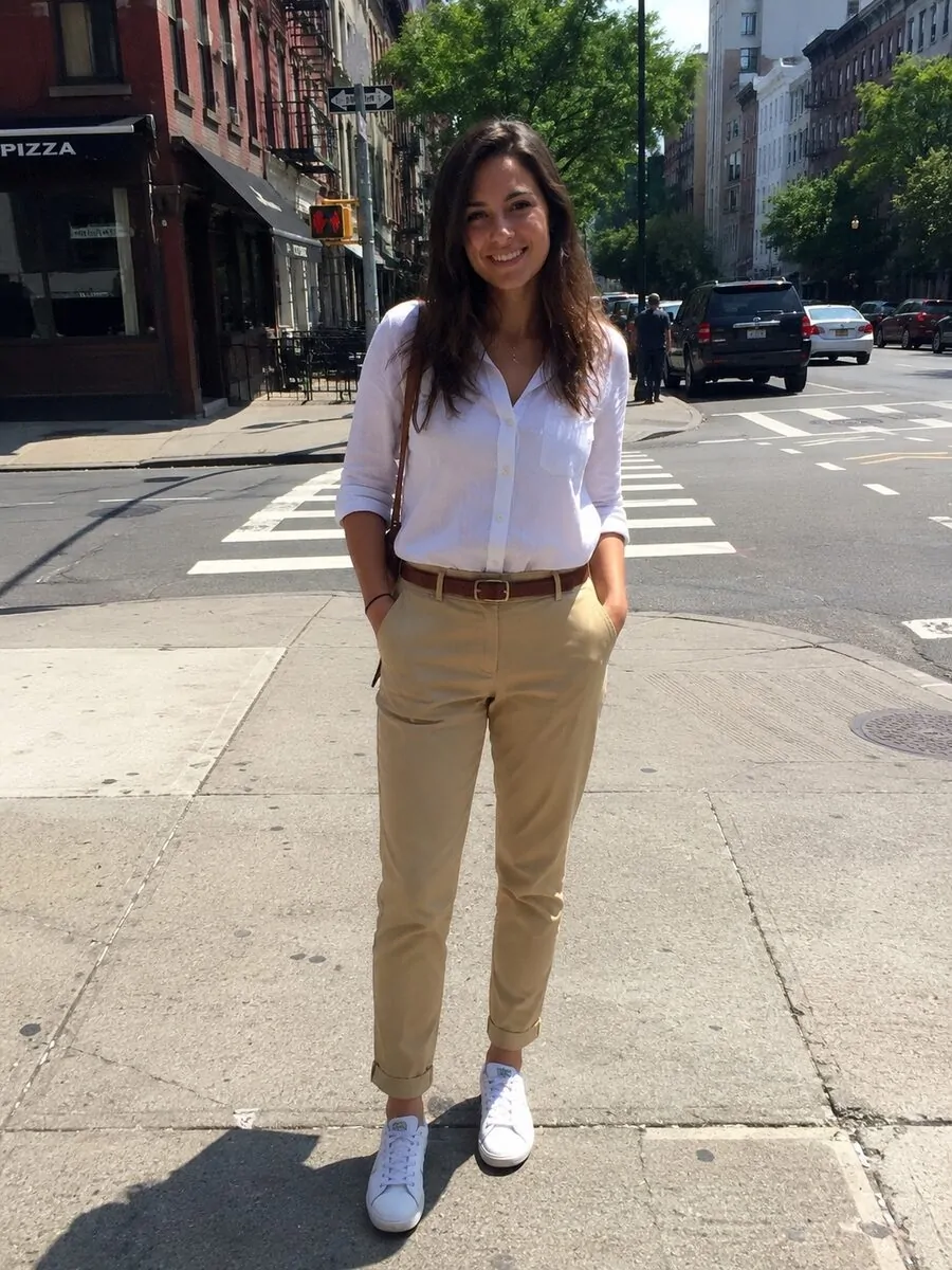 women outfits with chinos