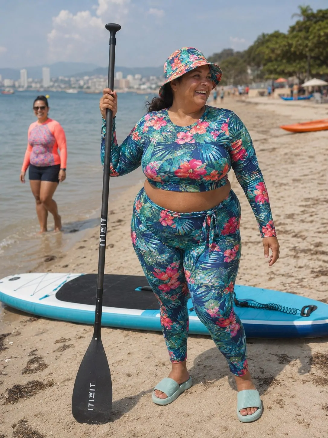 Colourful Rash Guard Set
