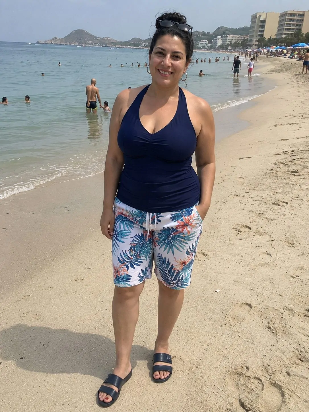 Tankini with Board Shorts
