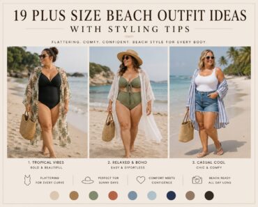 19 Plus Size Beach Outfit Ideas with Styling Tips