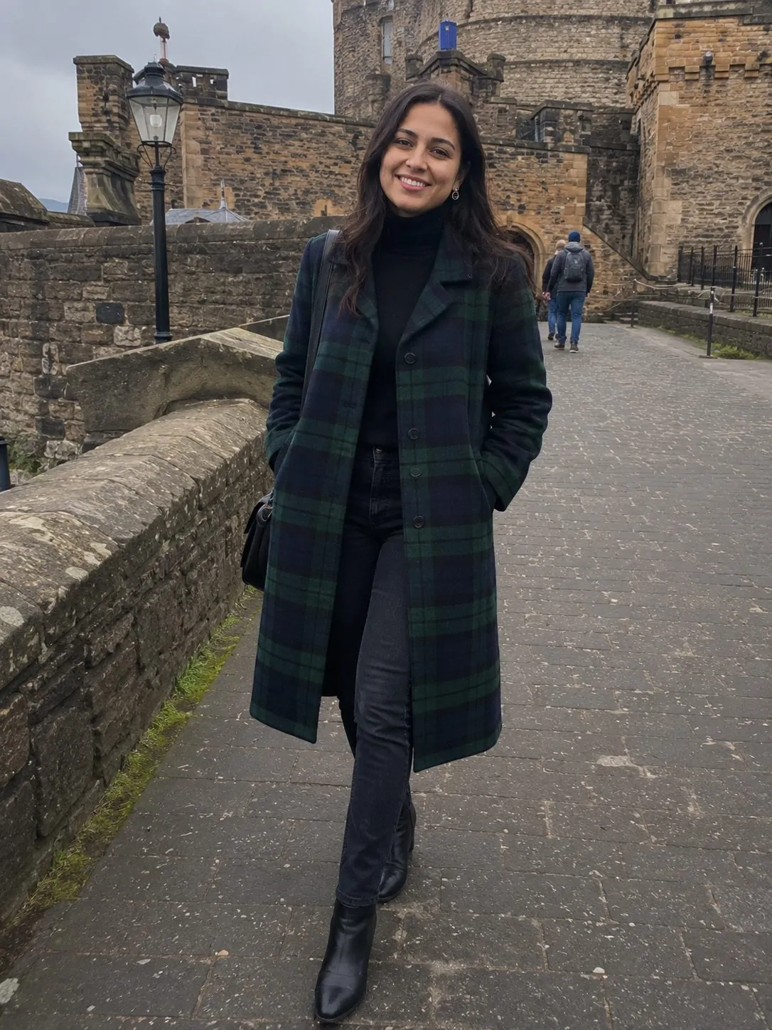 Scot 07 Plaid Wool Coat