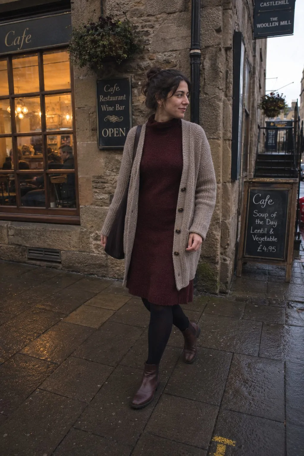 Scot 11 Wool Midi Dress Tights