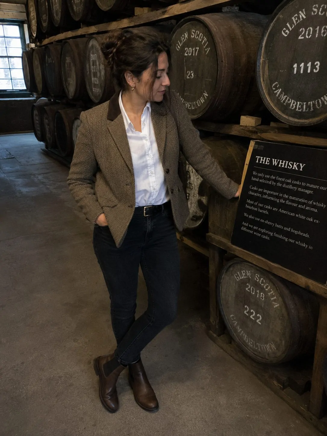 Scot 20 Tweed Jacket Dark Denim