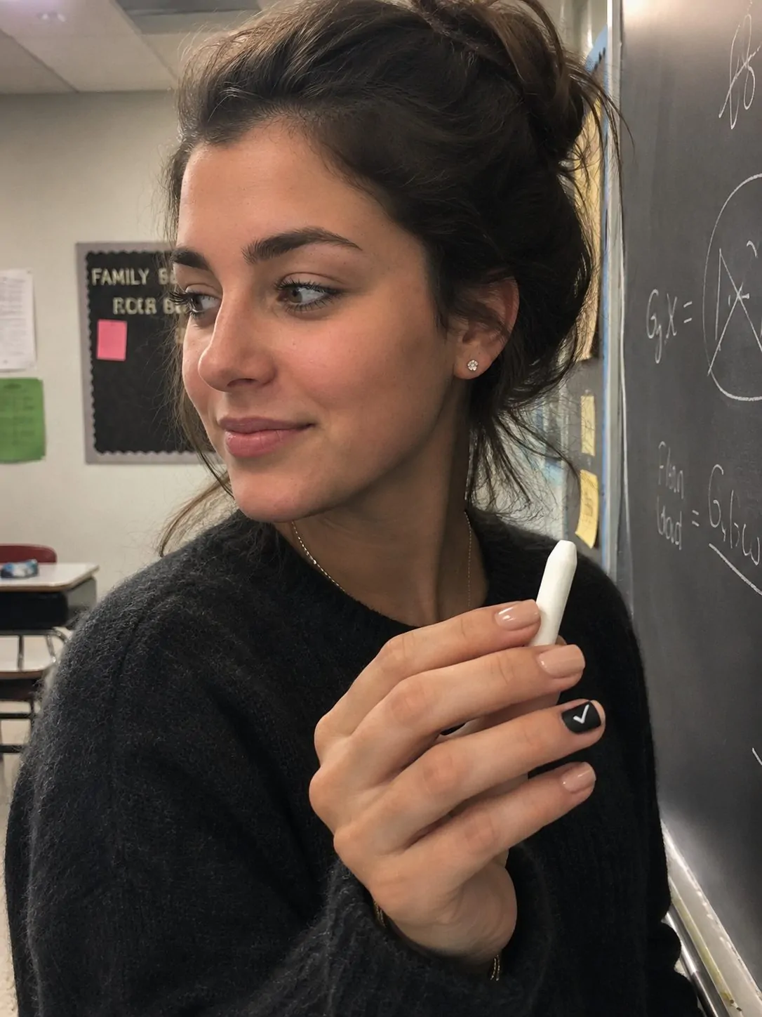 Tiny Apple Accent Nail
