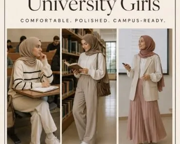 20 Cute Hijab Styles for University Girls 20 Cute Hijab Styles for University Girls