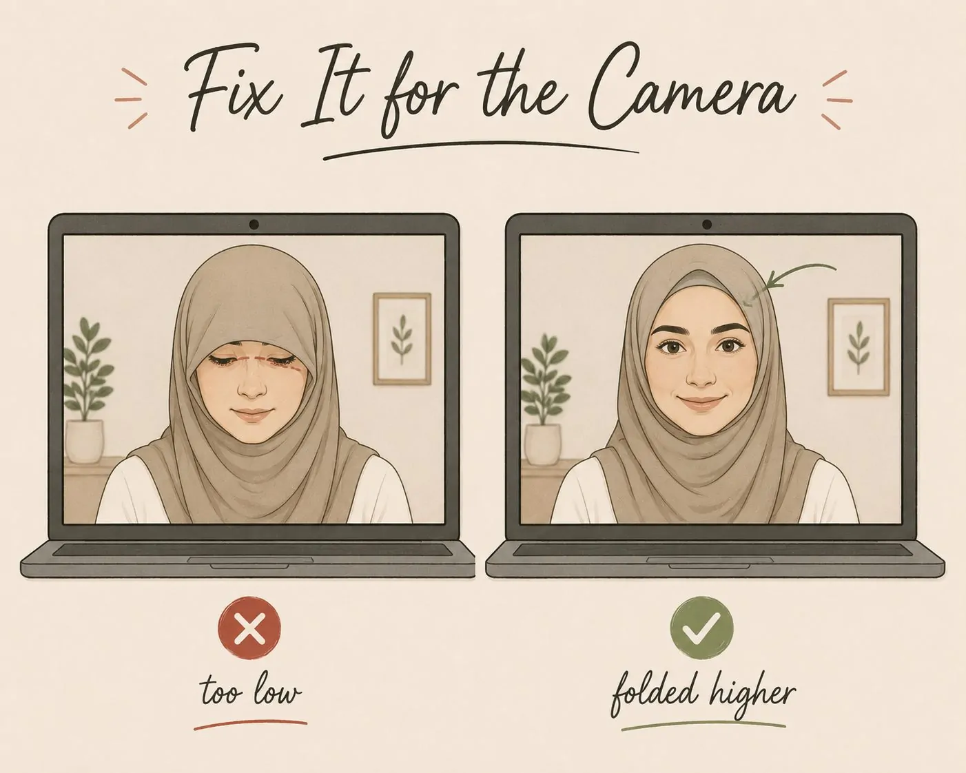 Save Silk and Chiffon Hijabs for Presentation Days, Not Daily Wear
