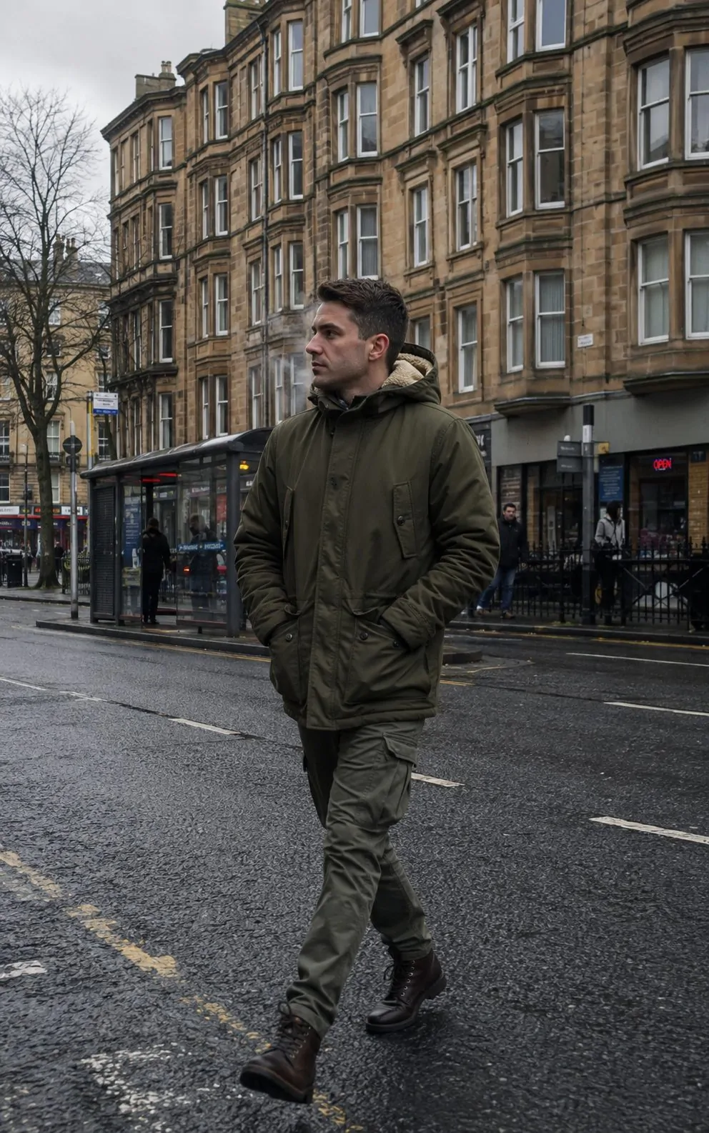 Scot 11 Fleece Lined Parka Cargo Pants