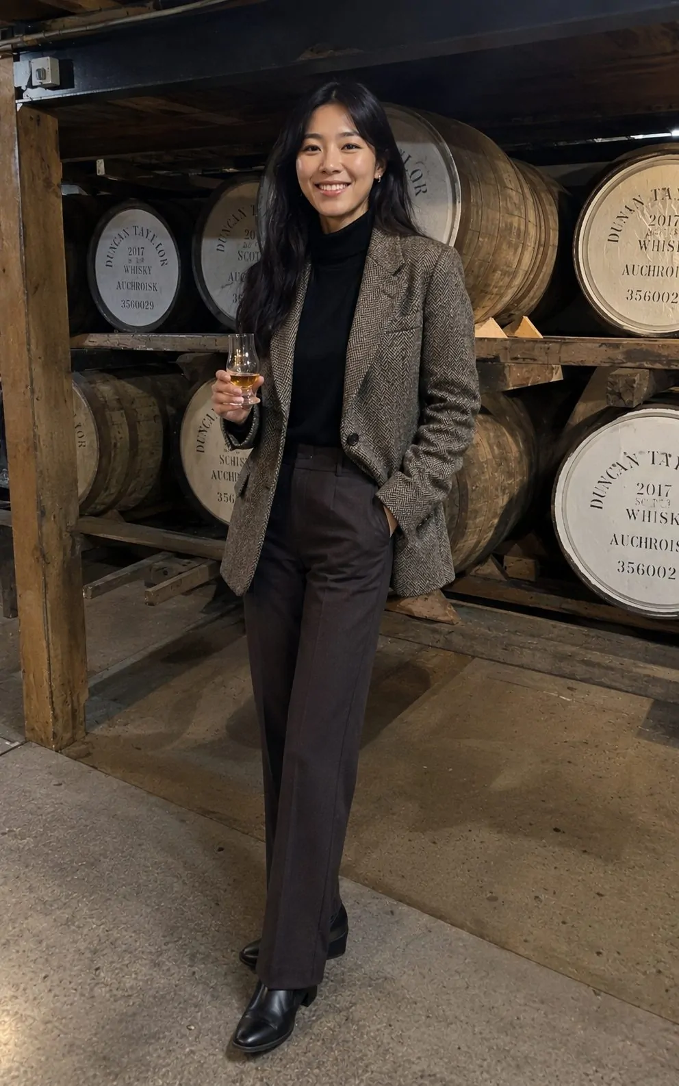 Scot 12 Wool Blazer Turtleneck