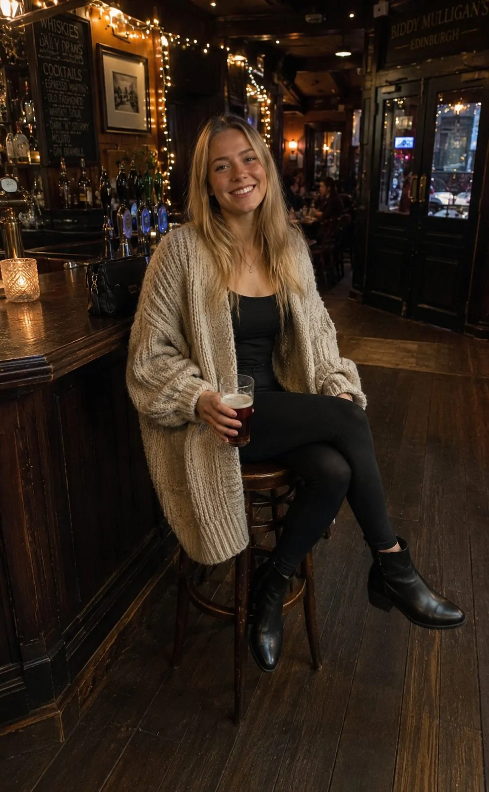 Scot 20 Oversized Cardigan Leggings
