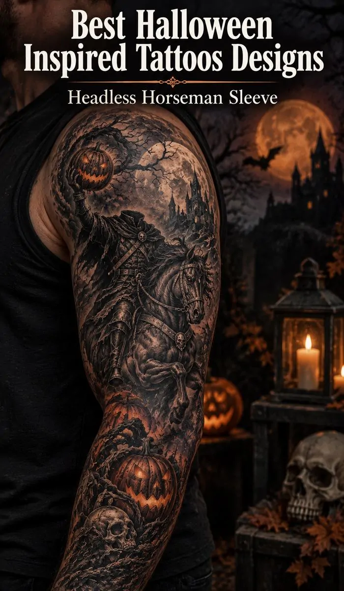 Headless Horseman Sleeve tattoo
