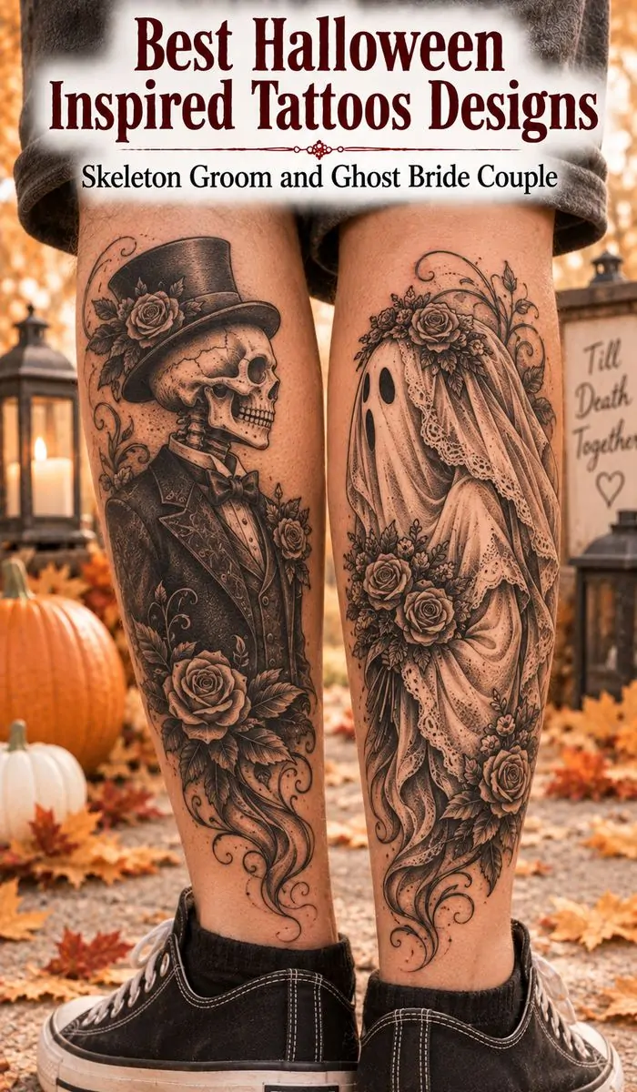 Nightmare Before Christmas Couple tattoo