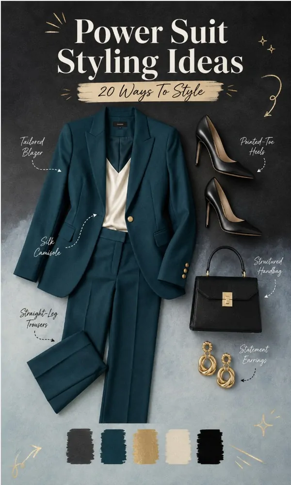 Power Suit Styling Ideas - 20 Ways To Style
