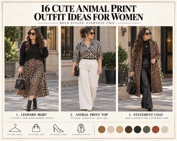 16 Cute Animal Print Outfit Ideas for Women