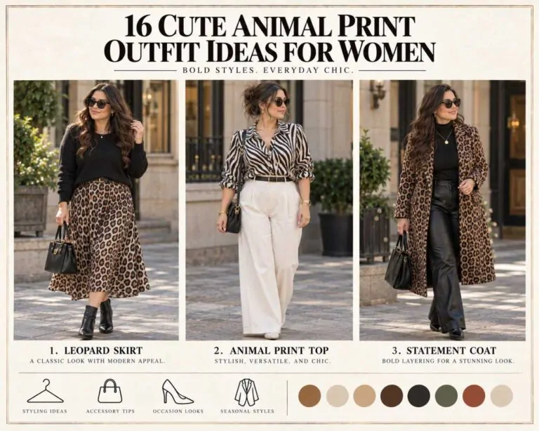 16 Cute Animal Print Outfit Ideas for Women