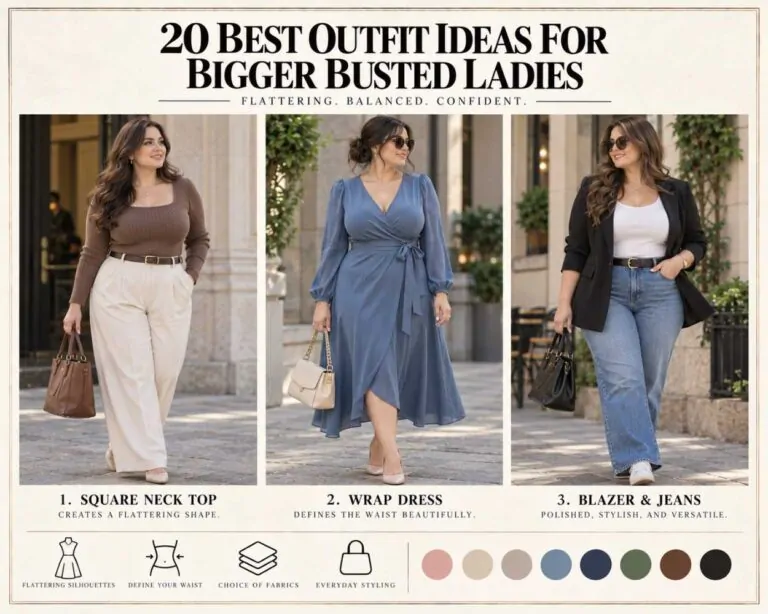 20 Best Outfit Ideas for Bigger Busted Ladies