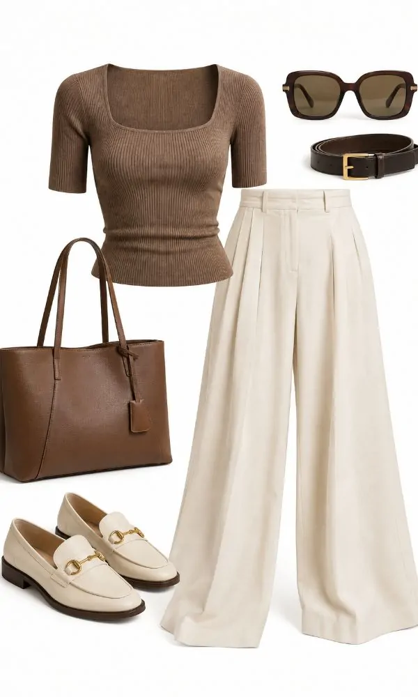 Wide-Legged Pants