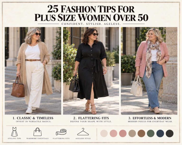25 Fashion Tips For Plus Size Women Over 50