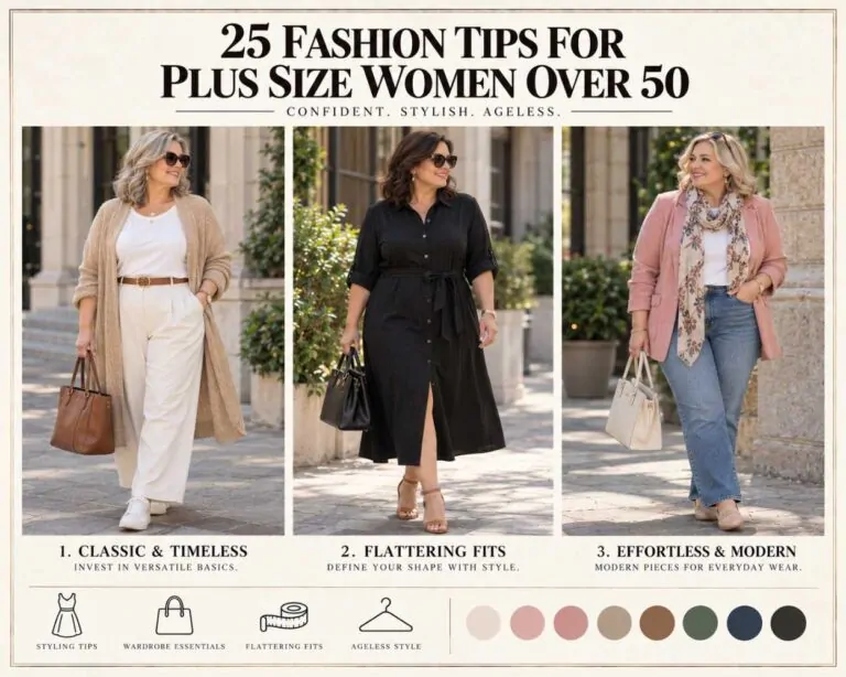 25 Fashion Tips For Plus Size Women Over 50