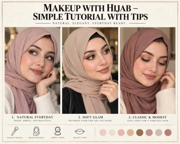 Makeup with Hijab – Simple Tutorial with Tips