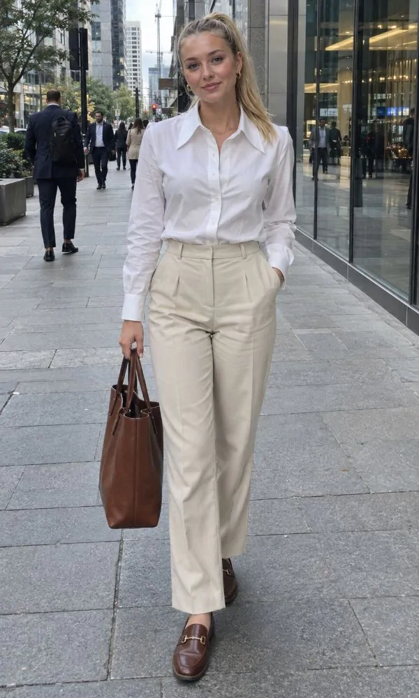 Indulge in a Preppy Outfit For a High Work Day