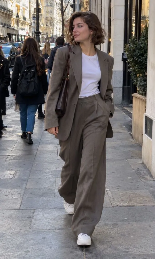 Guarantee Yourself Fashionable Comfort With an Oversized Jacket and Pants Combo