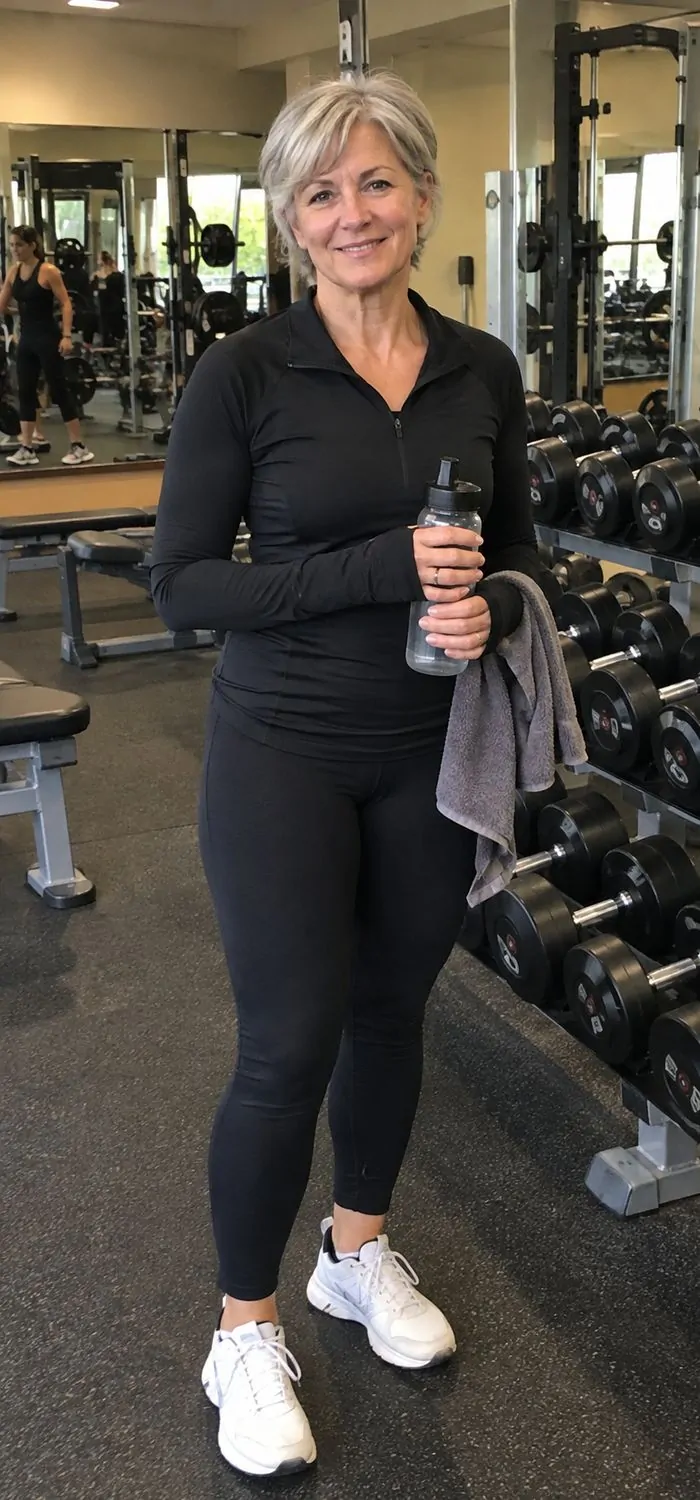 Black Full sleeve Shirt Paired with matching leggings